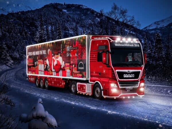 Camion Décoratif Festif - le Charme de Noël pour Votre Maison
