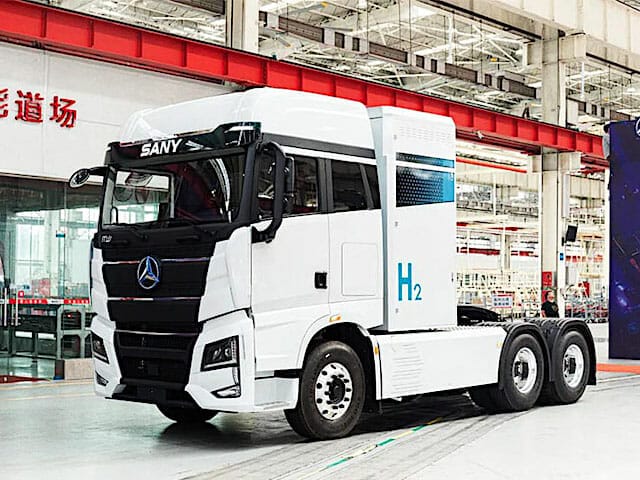 Sany hydrogene camion