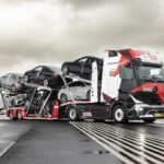 Un premier porte-voitures électrique pour Dansk Auto Logik Erster eActros als vollelektrischer Autotransporter in DänemarkFirst eActros as a fully electric car transporter in Denmark